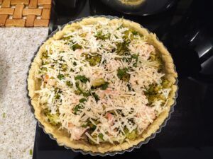 Salmon Broccoli Quiche Recipe-Family Cooking Recipes