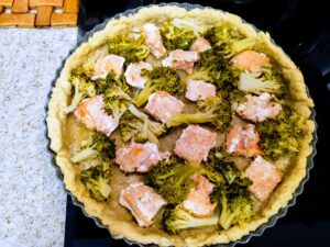 Salmon Broccoli Quiche Recipe-Family Cooking Recipes