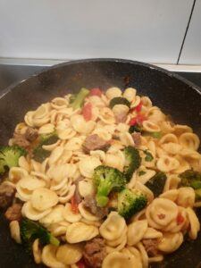 Broccoli Sausage Orecchiette-Family Cooking Recipes 