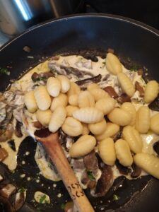 Gnocchi Creamy Mushroom Sauce-Family Cooking Recipes