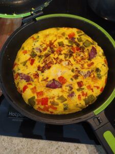 Cauliflower Omelet.Family Cooking Recipes 