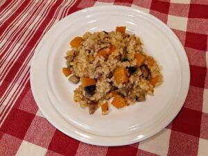 Mushroom Butternut Squash Risotto-Family Cooking Recipes 