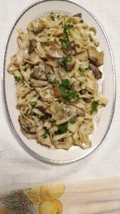 Tagliatelle With Porcini-Family Cooking Recipes 