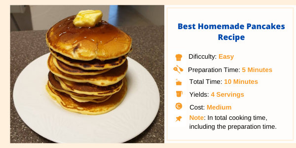 Best Homemade Pancakes Recipe-Family Cooking Recipes
