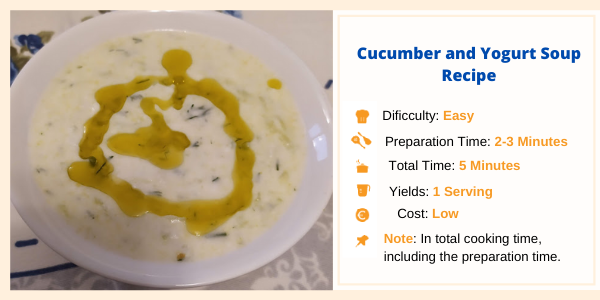 Cucumber and Yogurt Soup Recipe-Family Cooking Recipes