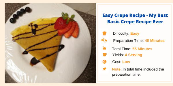 Easy Crepe Recipe- Family Cooking Recipes