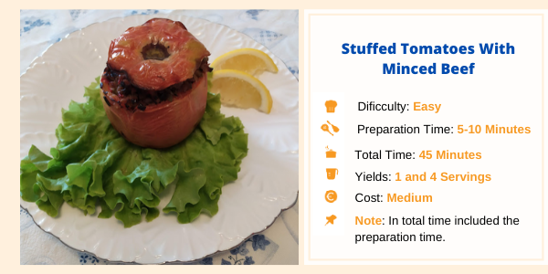 Stuffed Tomatoes With Minced Beef-Family Cooking Recipes