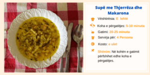 Brown Lentil Soup With Pasta-Family Cooking Recipes-Supe Me Thjerreza Dhe Makarona