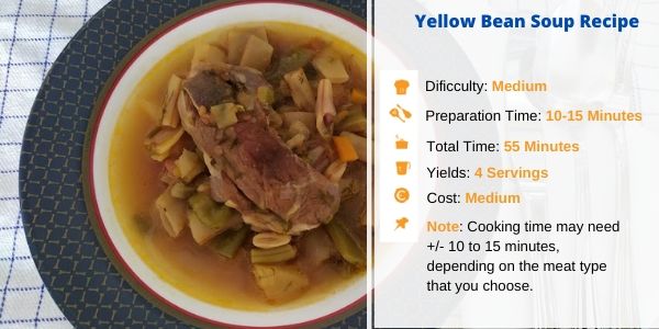 Yellow Bean Soup Recipe- Family Cooking Recipes 
