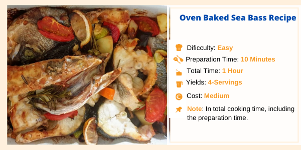 Oven Baked Sea Bass Recipe- Family Cooking Recipes