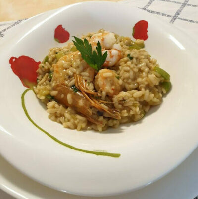 Shrimp and Zucchini Risotto-Family Cooking Recipes