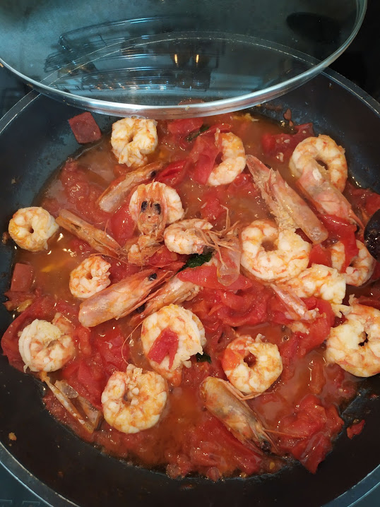 Shrimp and Tomatoes Pasta- Family Cooking Recipes