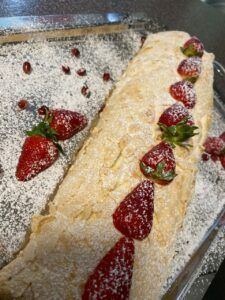Strawberry Roll Cake Recipe-Family Cooking Recipes