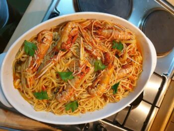 Best Shrimp Scampi Linguine Recipe-Family Cooking Recipes