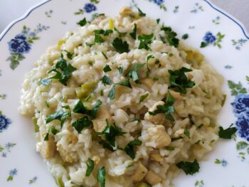 Chicken And Zucchini Risotto-Family Cooking Recipes