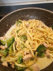 Salmon And Broccoli Pasta Recipe-Family Cooking Recipes