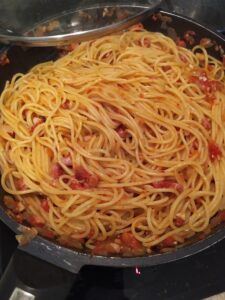Spaghetti Amatriciana Recipe-Family Cooking Recipes 