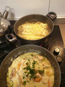 Shrimp Tagliatelle Recipe-Family Cooking Recipes 