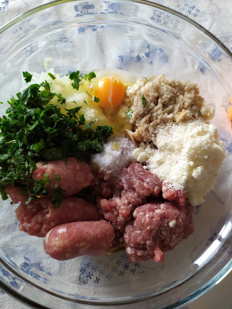 Ground Beef And Pork Sausage Meatballs Family Cooking Recipes