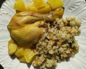 Stuffed Chicken With Rice-Family Cooking Recipes