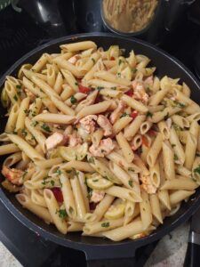 Salmon Penne Pasta Recipe-Family Cooking Recipes