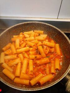 Rigatoni Pasta With Octopus Sauce-Family Cooking Recipes 