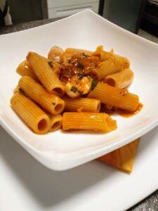 Rigatoni Pasta With Octopus Sauce-Family Cooking Recipes