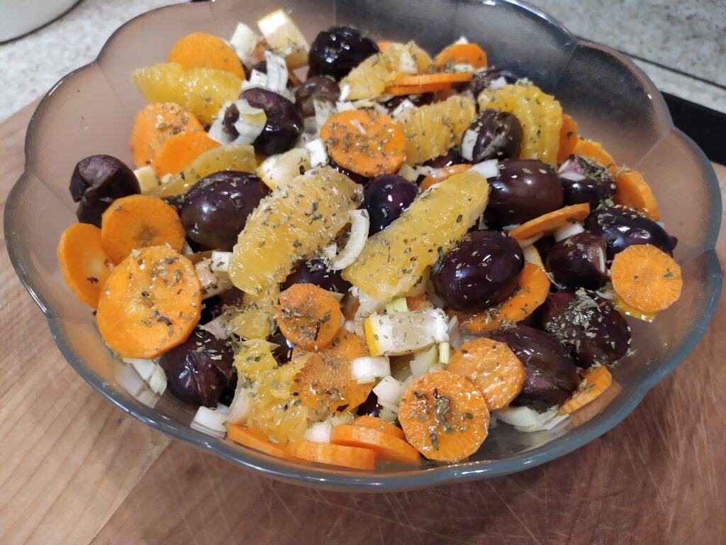 Orange And Black Olive Salad Recipe-Family Cooking Recipes