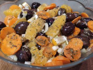 Orange And Black Olive Salad Recipe-Family Cooking Recipes