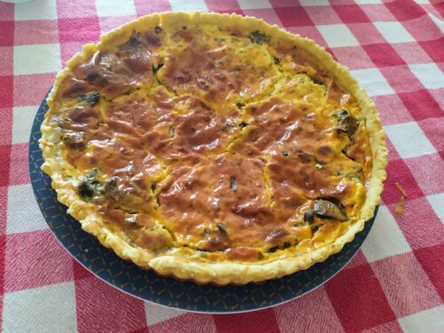 Easy Mushroom Quiche-Family Cooking Recipes