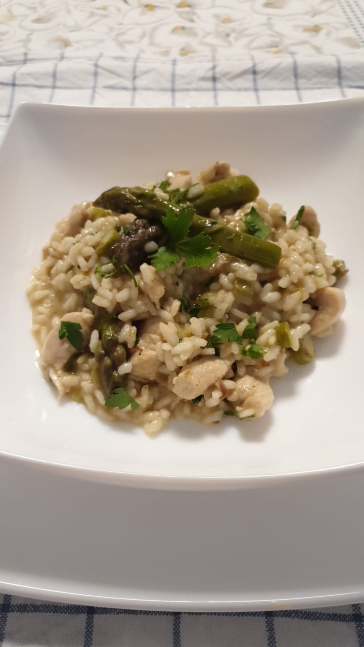 Chicken Asparagus Risotto Recipe Family Cooking Recipes