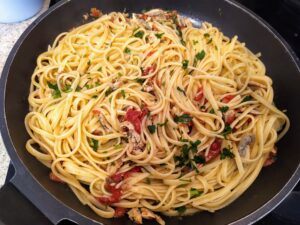 Anchovies Pasta Recipe-Family Cooking Recipes