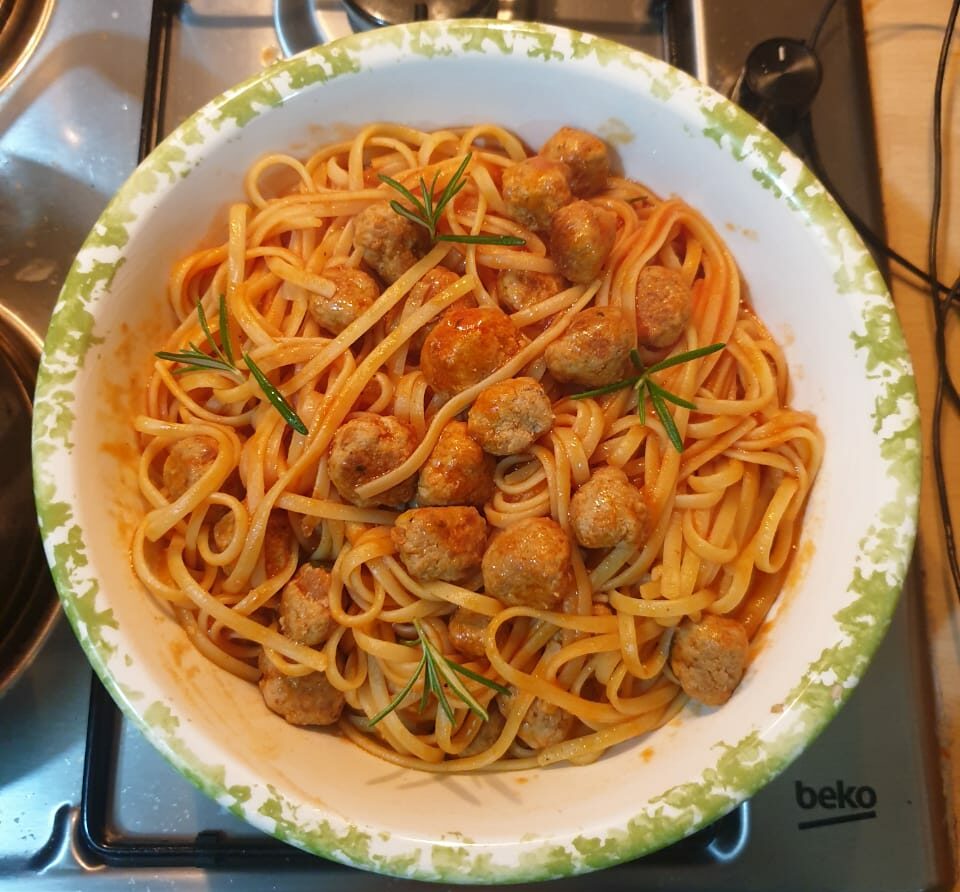 Linguini Meatball-Family Cooking Recipes
