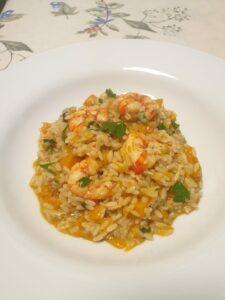 Shrimp Butternut Squash Risotto-Family Cooking Recipes