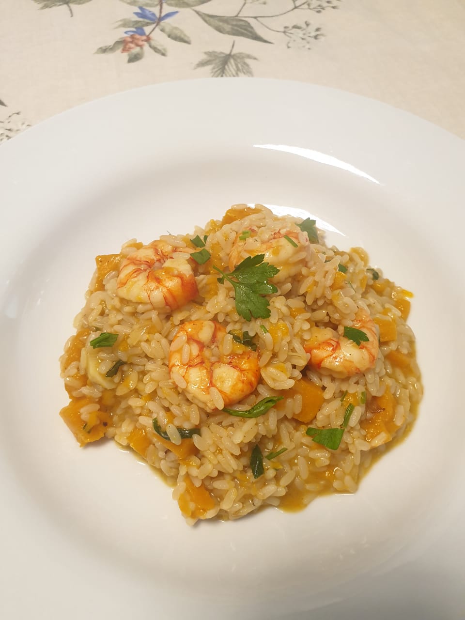 Shrimp Butternut Squash Risotto-Family Cooking Recipes