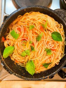Fresh Tomato Basil Pasta Recipe-Family Cooking Recipes