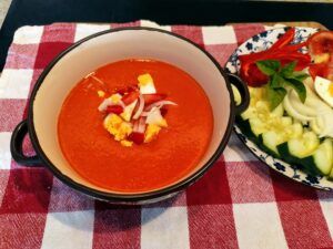 Cold Tomato Soup Gazpacho-Family Cooking Recipes