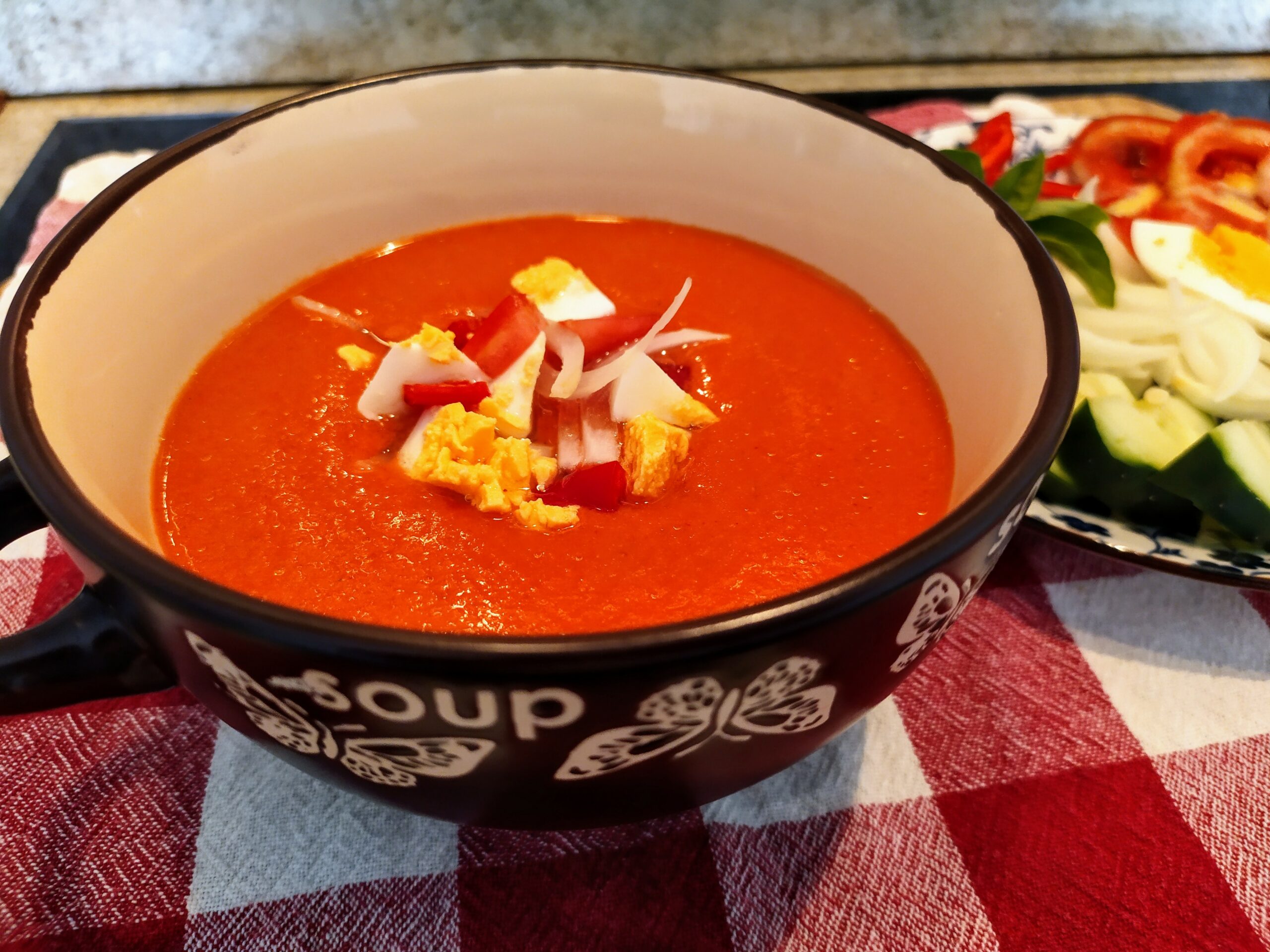 Cold Tomato Soup Gazpacho-Family Cooking Recipes