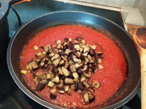 Roasted Eggplant Tomato Pasta-Family Cooking Recipes