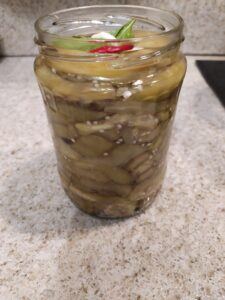 Preserved Eggplant In Olive Oil-Family Cooking Recipes 