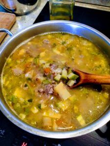 Buckwheat In Soup- My Mum And Daughter