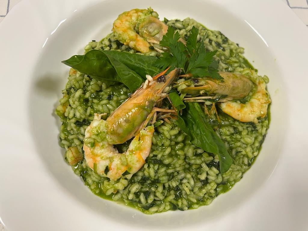 Shrimp Spinach Risotto Recipe-Family Cooking Recipes