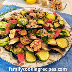 Roasted Eggplant Tomato Salad-Family Cooking Recipes