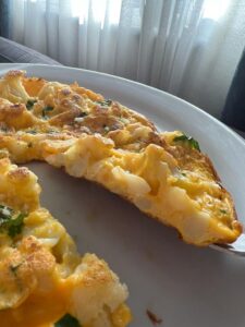 Cauliflower Cheese Omelette-Family Cooking Recipes 