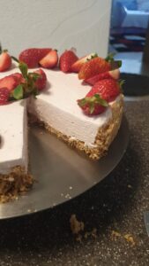 No-Bake Strawberry Cheesecake-Family Cooking Recipes