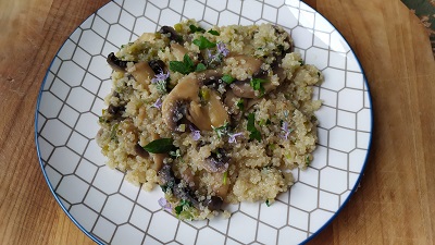 Quinoa With Mushrooms Recipe-Family Cooking Recipes
