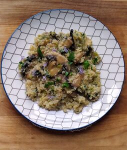 Quinoa With Mushrooms Recipe-Family Cooking Recipes 