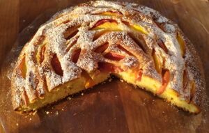 Easy Mascarpone Peach Cake-Family Cooking Recipes